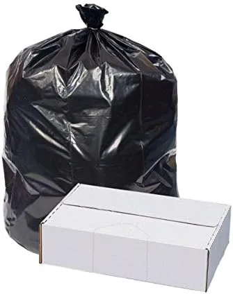 Repro 0.9-mil Can Liners, 10 Gallons, 22" x 25", Black, Pack of 500