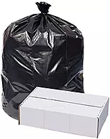 Repro 0.9-mil Can Liners, 10 Gallons, 22" x 25", Black, Pack of 500