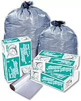 Pitt Plastics Repro Can Liners, 0.9-mil, 16 Gallons, Black, Case Of 500
