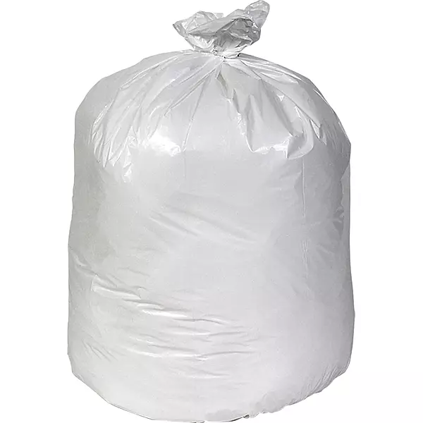 0.45 mil Linear Low Can Liners, 24" x 32", 12 - 16 Gallons, White, Pack Of 500