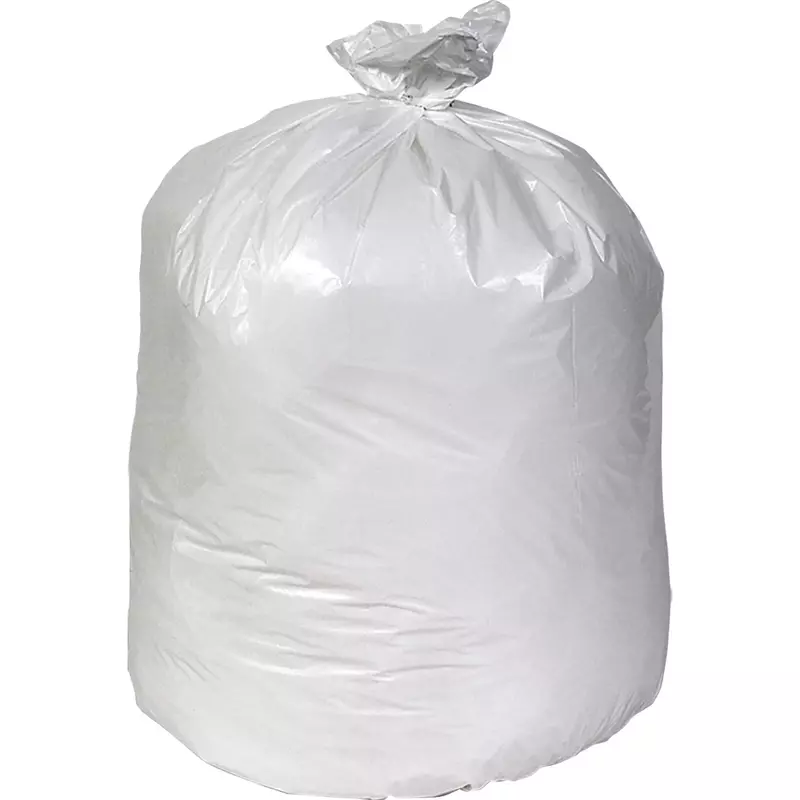 0.45 mil Linear Low Can Liners, 24" x 32", 12 - 16 Gallons, White, Pack Of 500