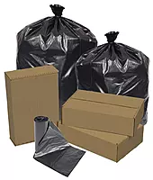33"x39" 33 Gallon Black Can Liners, 1.2 Mil, 150 Bags Per Case, EC333912K