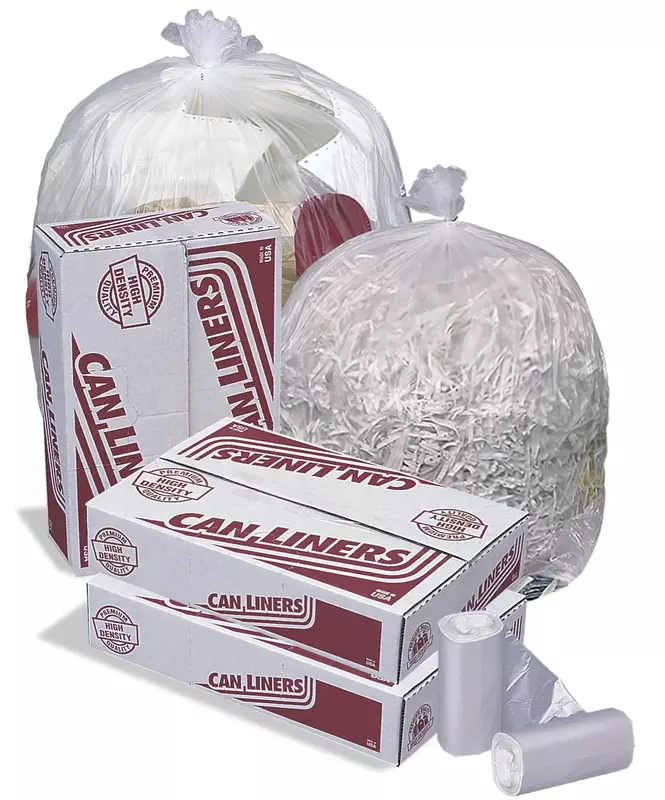 33X40 33 Gallon 16 Microns High Density Liner - 250 Count