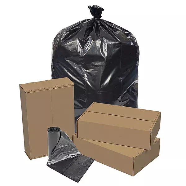 Pitney Bowes EC334412K 32 gal Liner Low-Density Can Repro44; Black