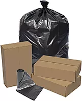 Pitney Bowes EC334412K 32 gal Liner Low-Density Can Repro44; Black