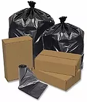 BLACK Trash Can Liners SIZE 40x46 THICKNESS 2.00MIL Bags per case 100