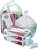 MR24249MC High-Density Mini-Roll Can Liners, 10gal, 6 mic, 24 x 24, Natural Color (Case of 1000)