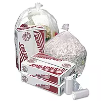 MR40482MC High-Density Mini-Roll Can Liners, 40-45gal, 12 mic, 40 x 48, Natural (Case of 250)