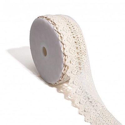 Merletto in cotone alto 57 mm S9152
