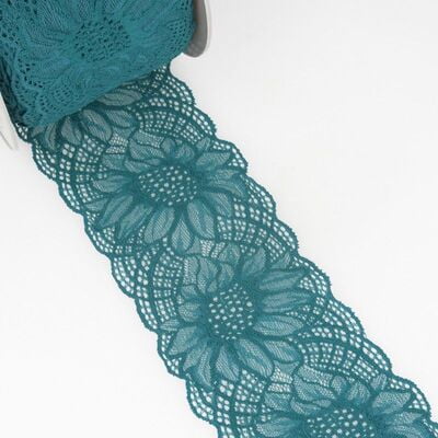Pizzo Elastico con Girasoli H. 10