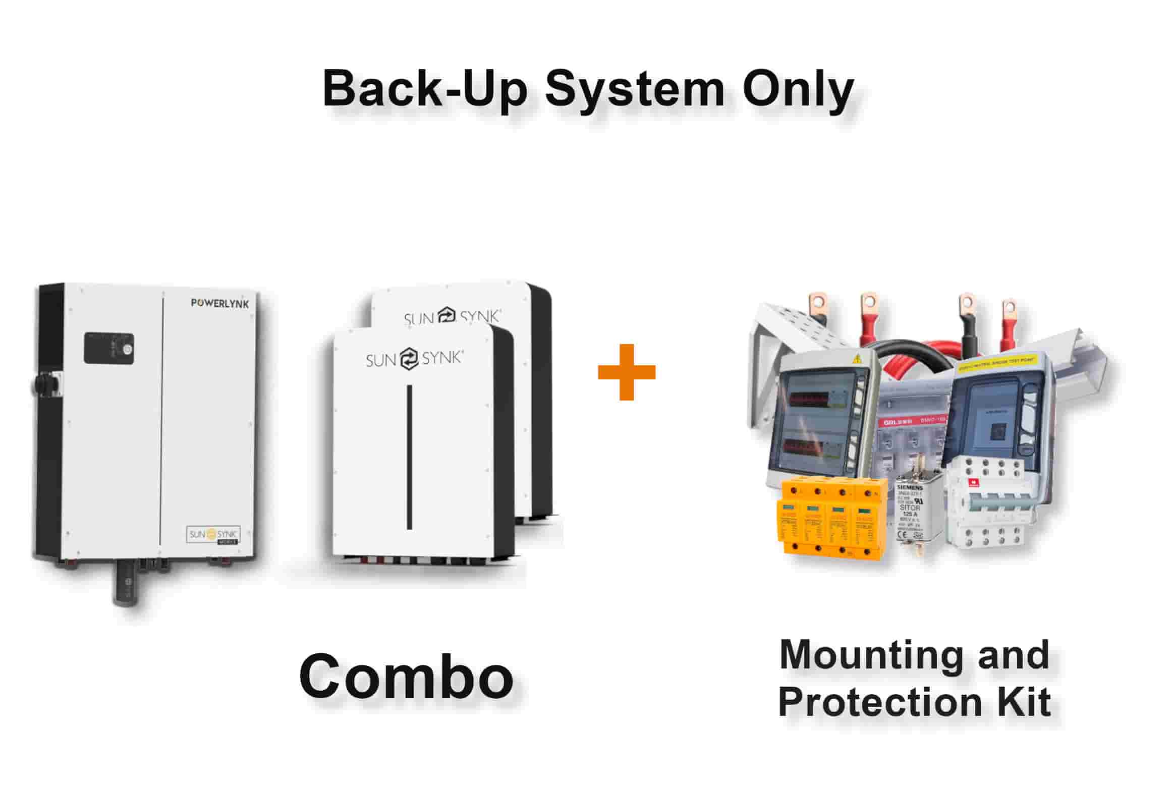 3.6 kW Sunsynk Powerlynk X, Hybrid Inverter, c/w 14.08 kWh LiFePO4 battery