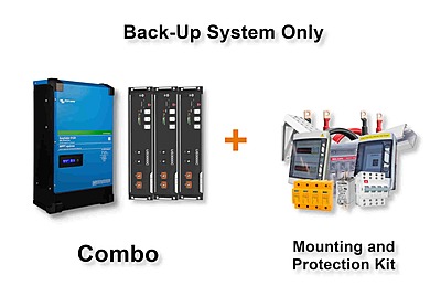 5.0 kW VICTRON EasySolar - PYLONTECH Combo, c/w 3x 3.5 kWh Lithium Batteries