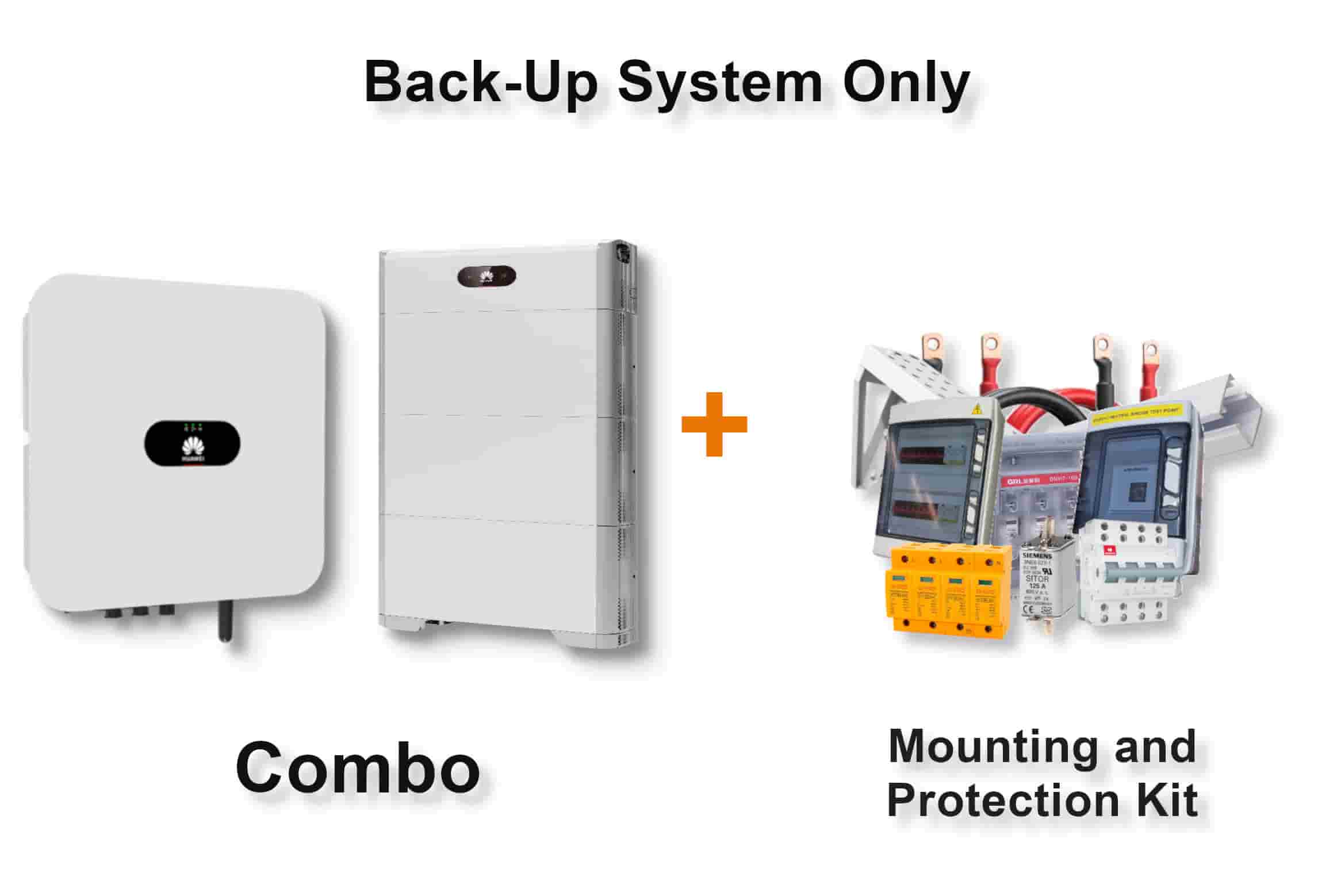 5.0 kW HUAWEI Fusion Solar Combo, c/w 15 kWh Floor Standing Lithium Battery