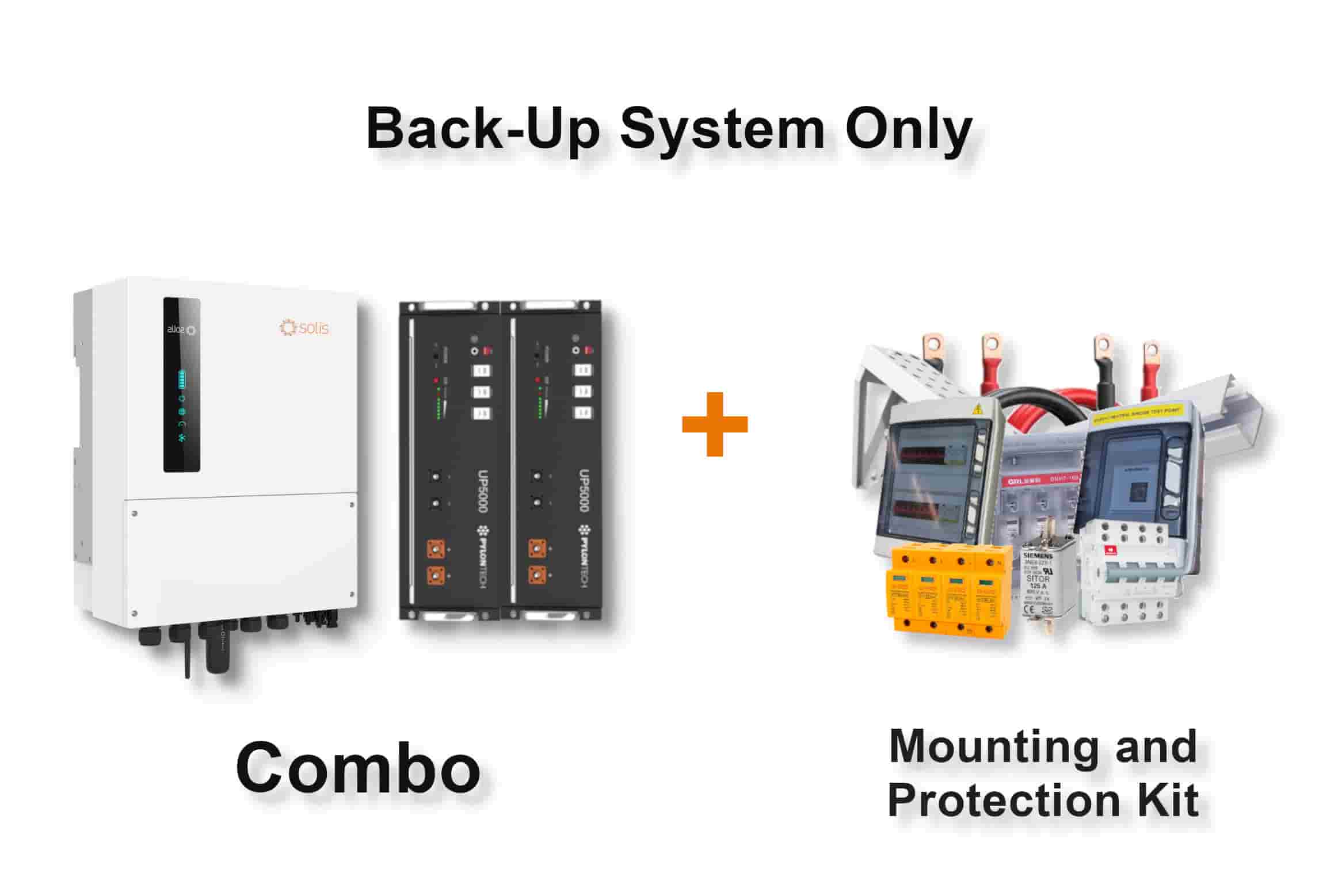 5.0 kW SOLIS S6 Hybrid - PYLONTECH Combo, c/w 2x 4.8 kWh Lithium Batteries 5.0 kW SOLIS S6 Hybrid - PYLONTECH Combo, c/w 2x 4.8 kWh Lithium Batteries