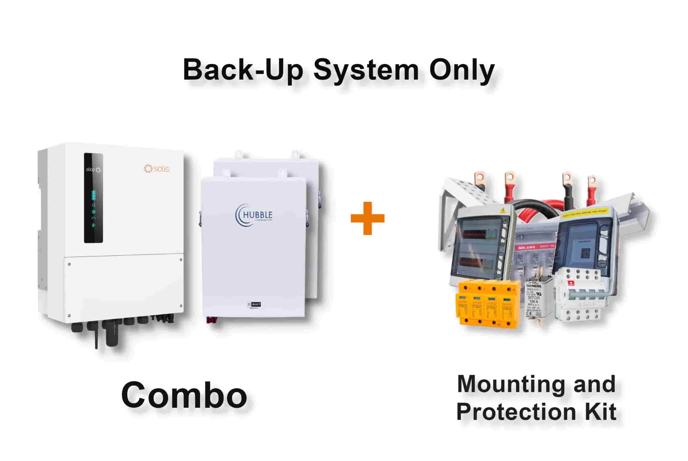 5.0 kW SOLIS S6 Hybrid - HUBBLE Combo, c/w 2x 5.5 kWh Lithium Batteries