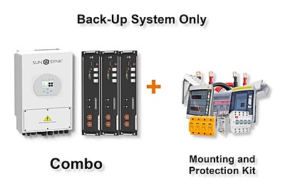 5.0 kW SUNSYNK Hybrid - PYLONTECH Combo, c/w 3x 3.5 kWh Lithium Batteries