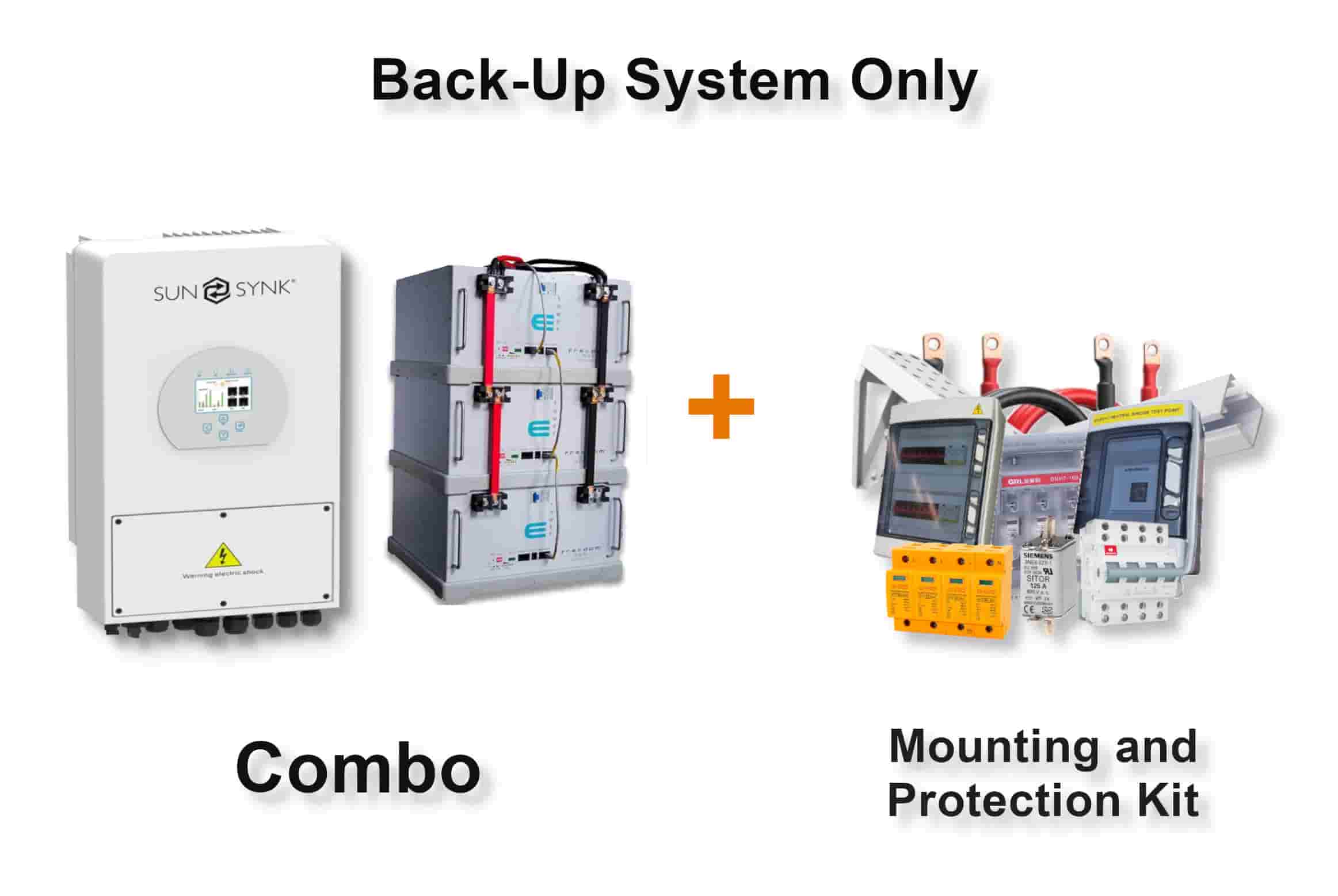 5.0 kW SUNSYNK Hybrid - FREEDOM WON Combo, c/w 3 x 5.0 kWh Lithium Batteries 5.0 kW SUNSYNK Hybrid - FREEDOM WON Combo, c/w 3 x 5.0 kWh Lithium Batteries