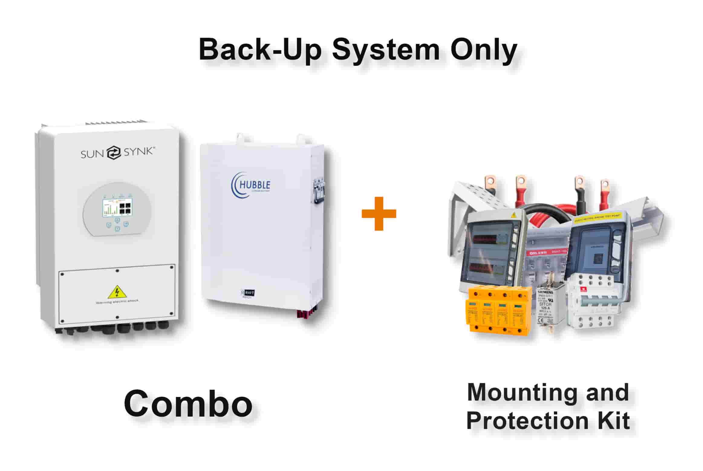 5.0 kW SUNSYNK Hybrid - HUBBLE Combo, c/w 5.5 kWh Lithium Battery 5.0 kW SUNSYNK Hybrid - HUBBLE Combo, c/w 5.5 kWh Lithium Battery