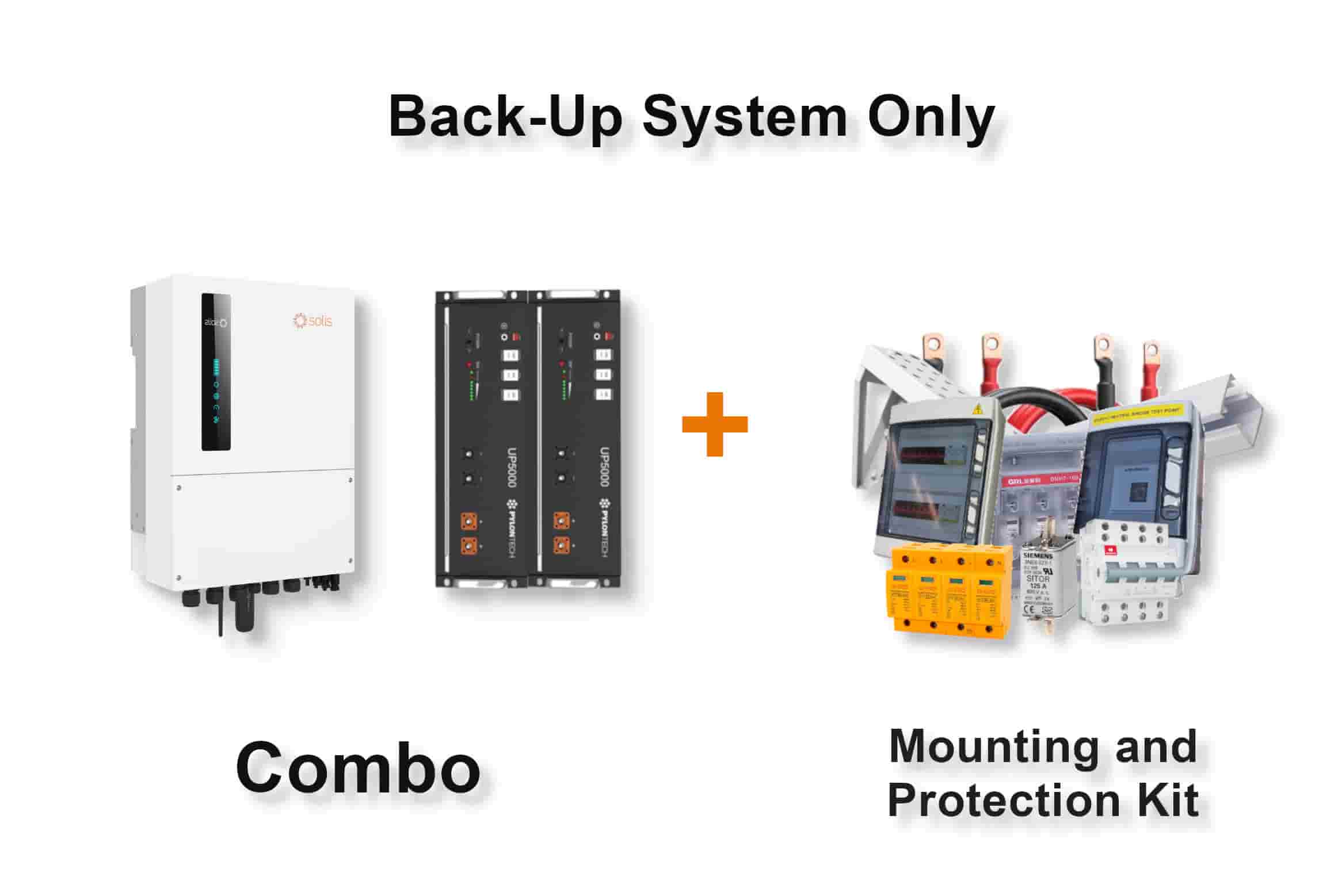 6.0 kW SOLIS S6 Hybrid - PYLONTECH Combo, c/w 2x 4.8 kWh Lithium Batteries