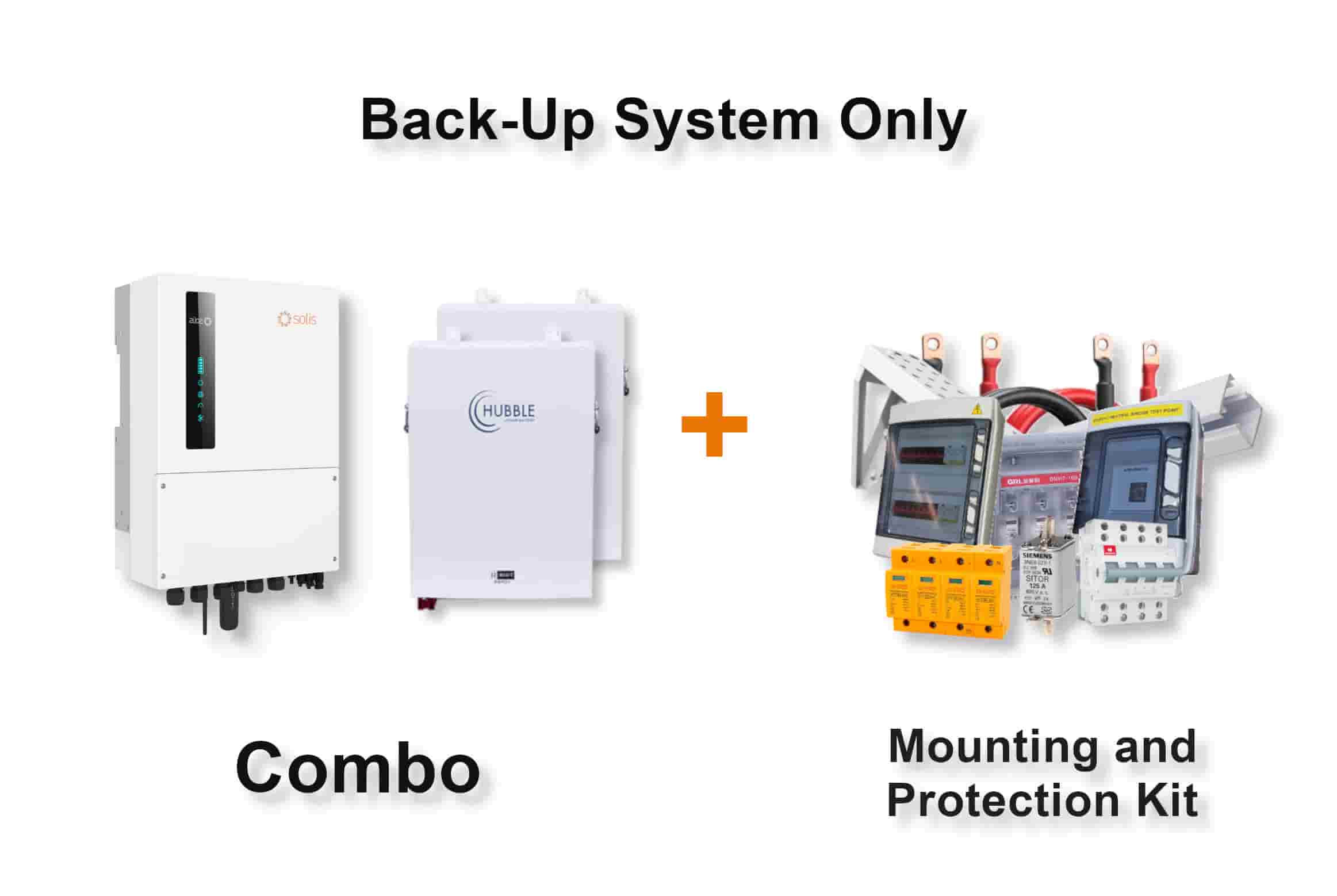 6.0 kW SOLIS S6 Hybrid - HUBBLE Combo, c/w 2x 5.5 kWh Lithium Batteries