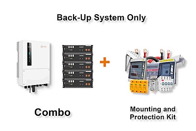 6.0 kW SOLIS S6 Hybrid - PYLONTECH Combo, c/w 5x 3.5 kWh Lithium Batteries
