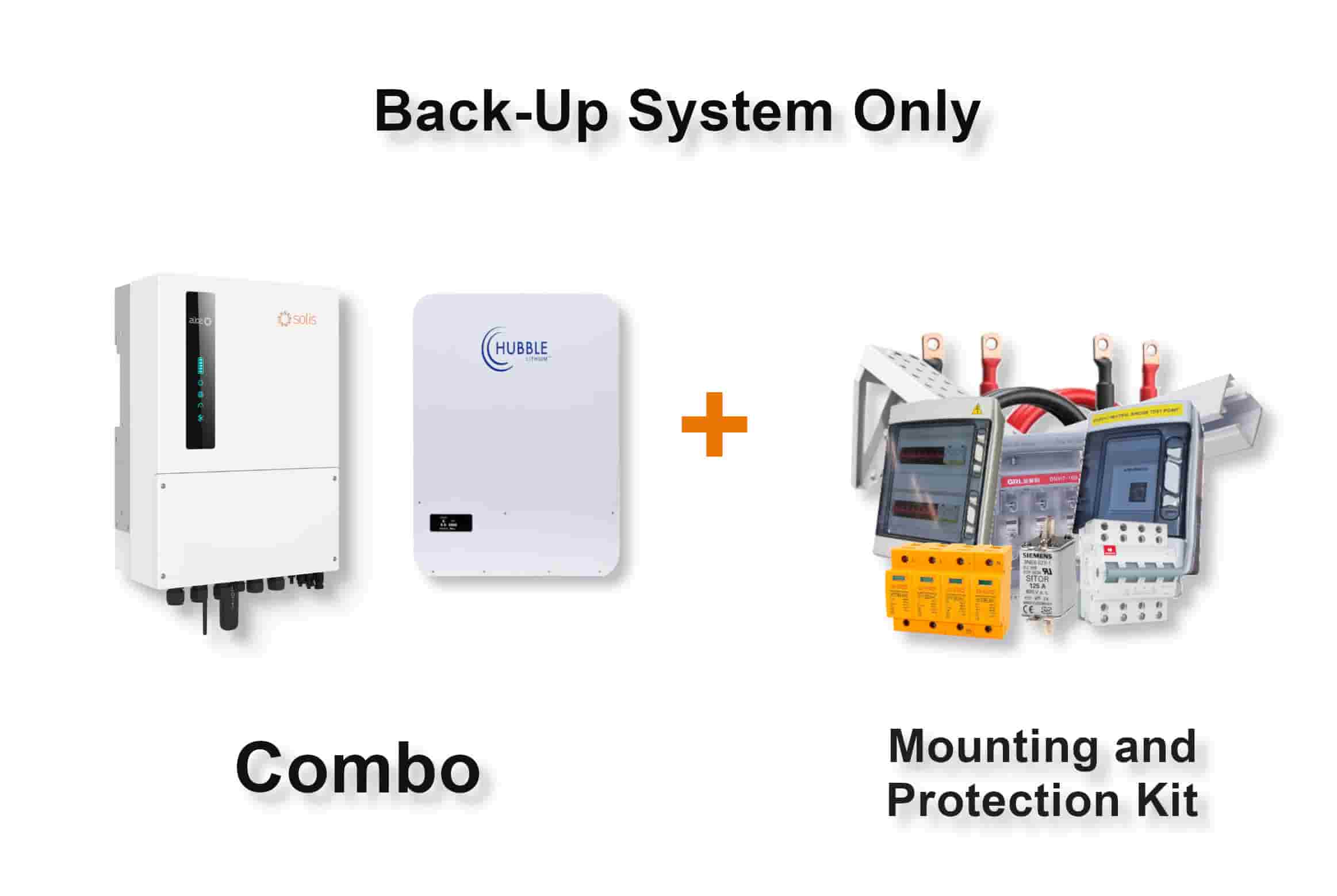 6.0 kW SOLIS S6 Hybrid - HUBBLE Combo, c/w 5.12 kWh Lithium Battery