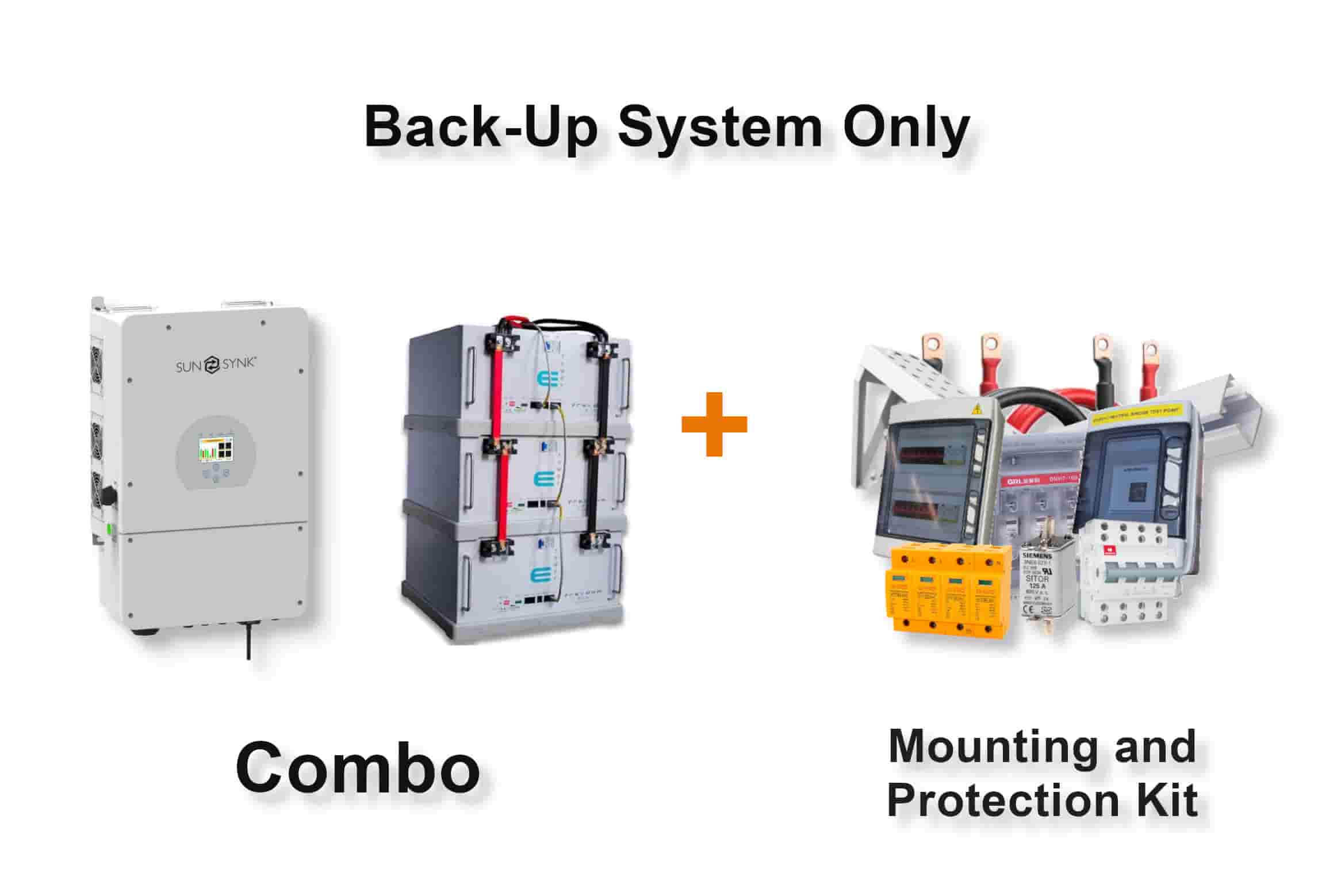 8.0 kW SUNSYNK Hybrid - FREEDOM WON Combo, c/w 3x 5.0 kWh Lithium Batteries