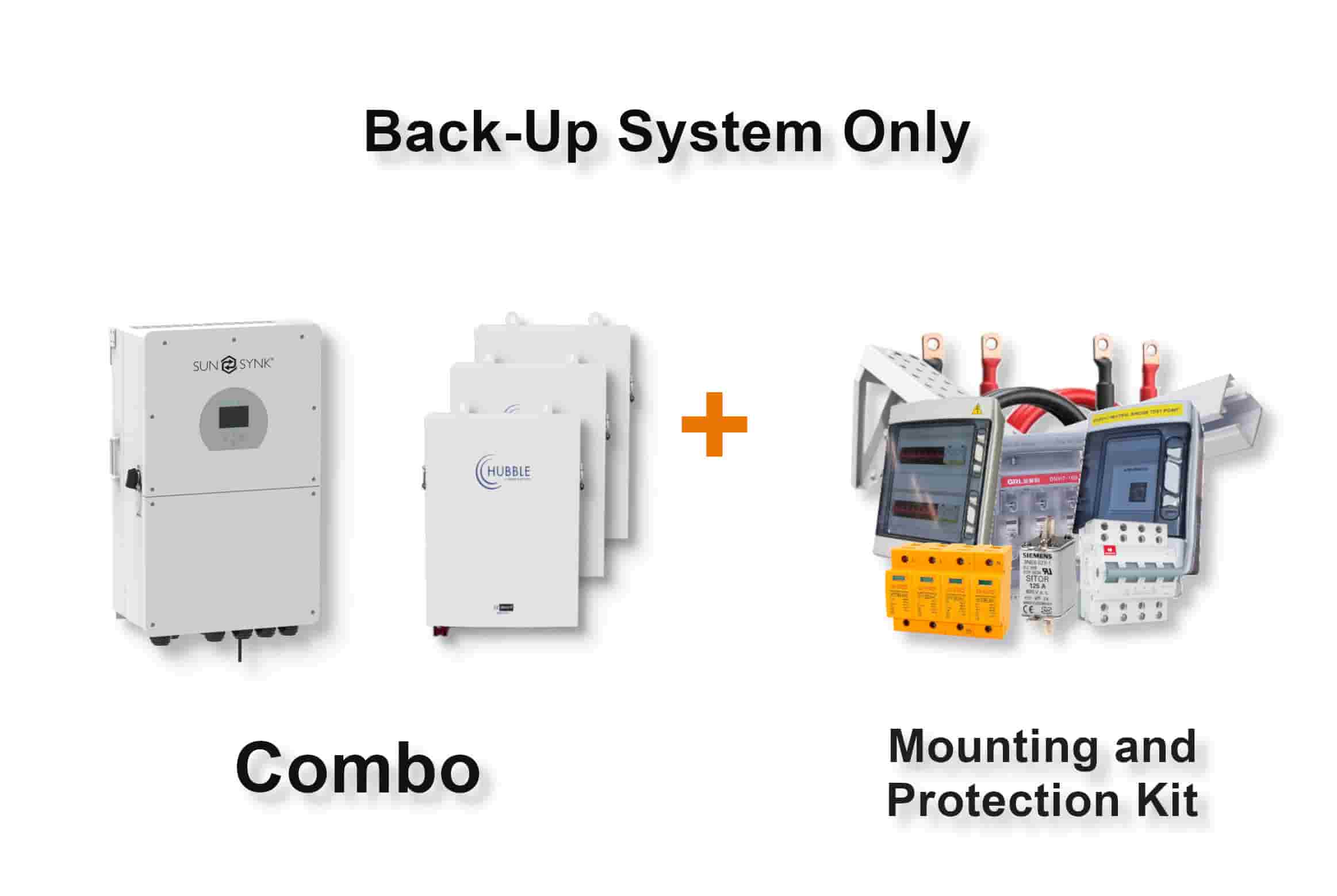 16.0 kW SUNSYNK Hybrid - HUBBLE Combo, c/w 3x 5.5 kWh Lithium Batteries 16.0 kW SUNSYNK Hybrid - HUBBLE Combo, c/w 3x 5.5 kWh Lithium Batteries
