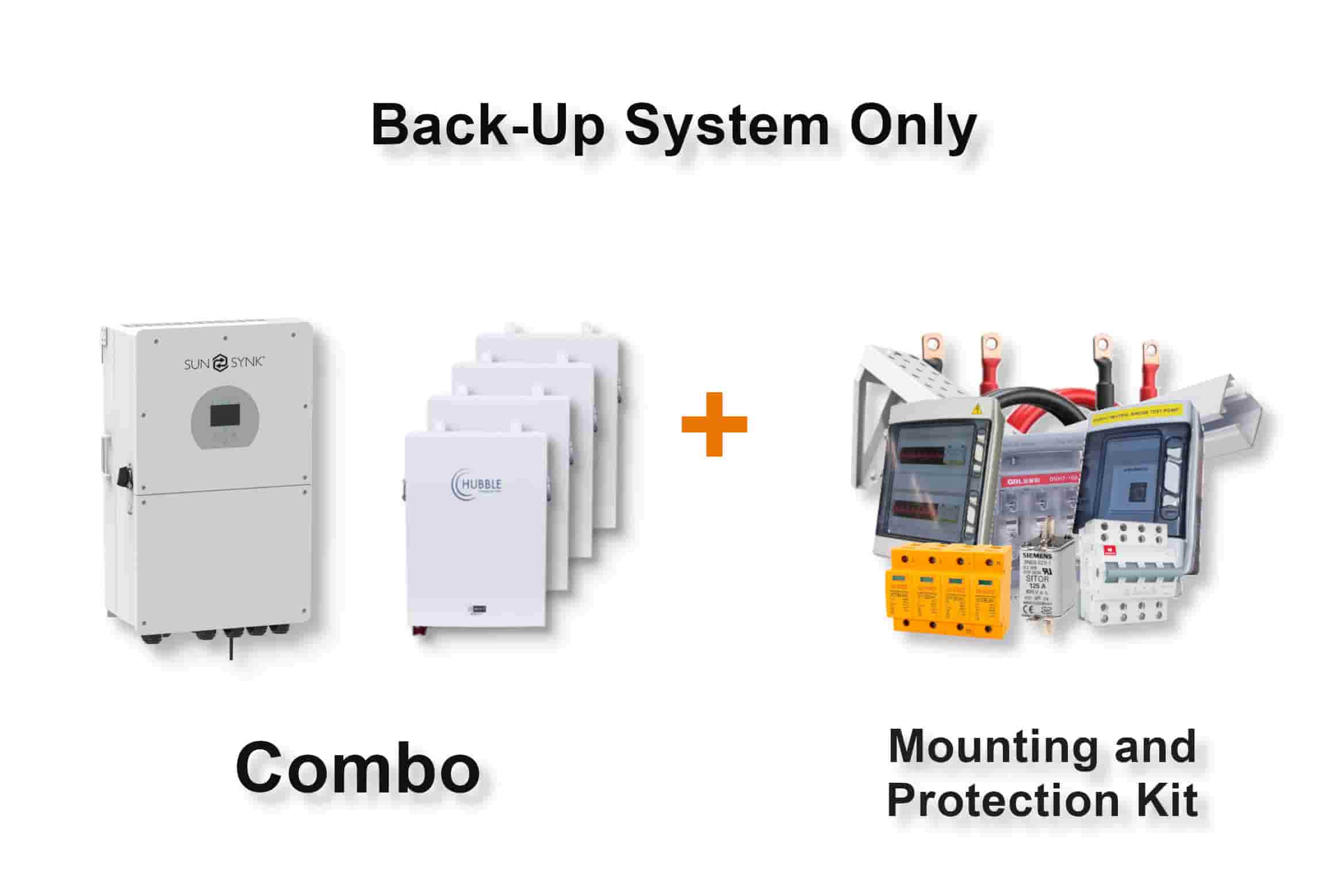 16.0 kW SUNSYNK Hybrid - HUBBLE Combo, c/w 4x 5.5 kWh Lithium Batteries 16.0 kW SUNSYNK Hybrid - HUBBLE Combo, c/w 4x 5.5 kWh Lithium Batteries