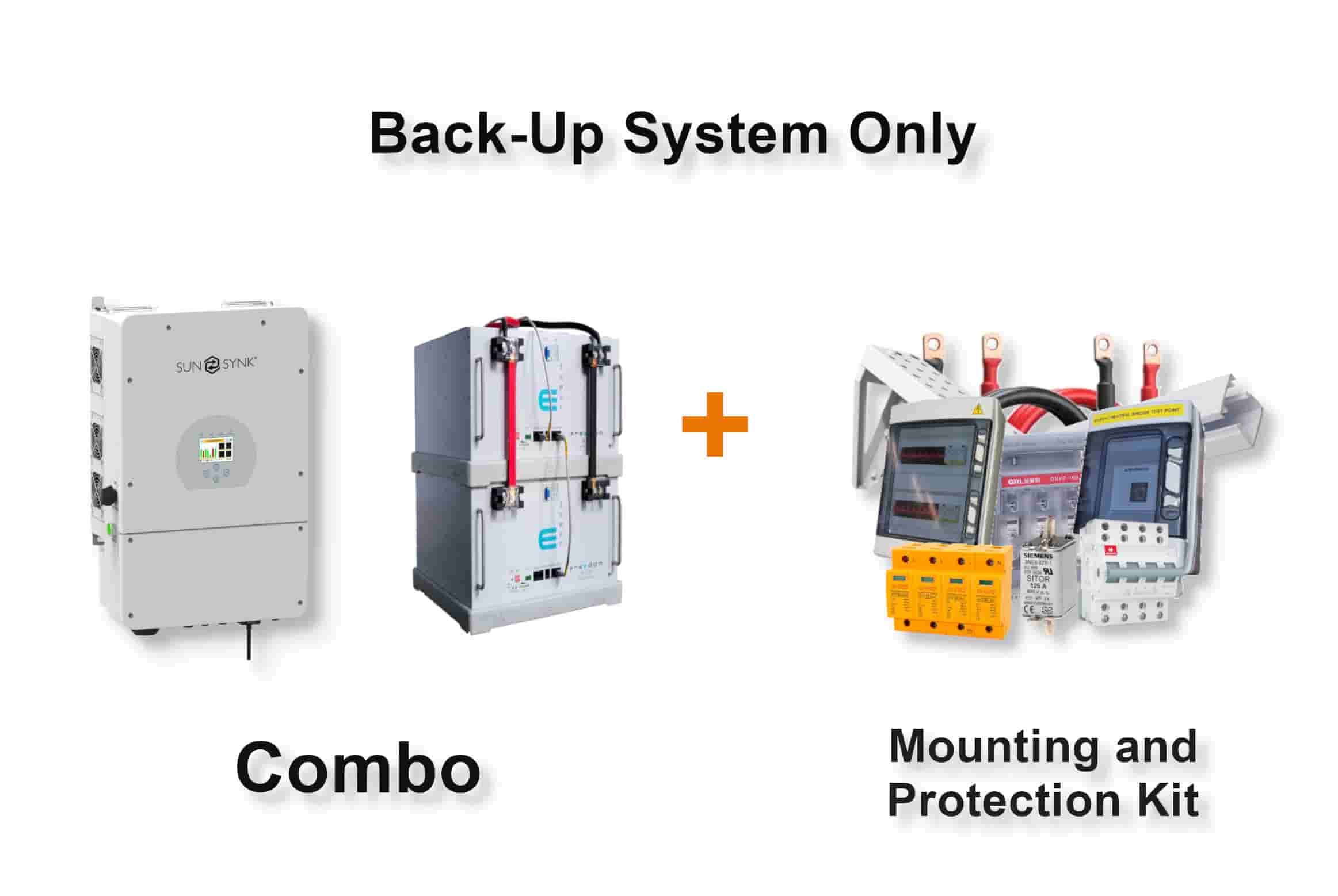 8.0 kW SUNSYNK Hybrid - FREEDOM WON Combo, c/w 2x 5.0 kWh Lithium Batteries