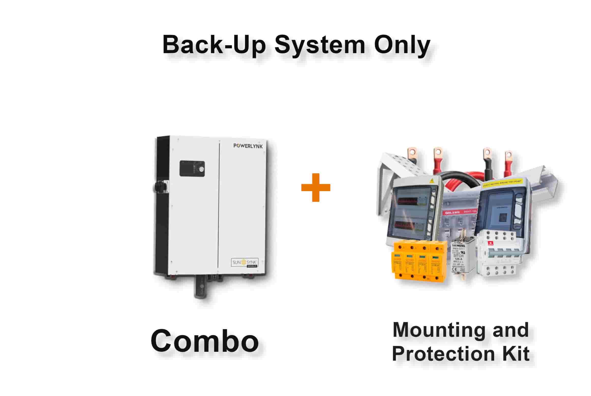 3.6 kW Sunsynk Powerlynk X, Hybrid Inverter, c/w 3.82 kWh LiFePO4 battery
