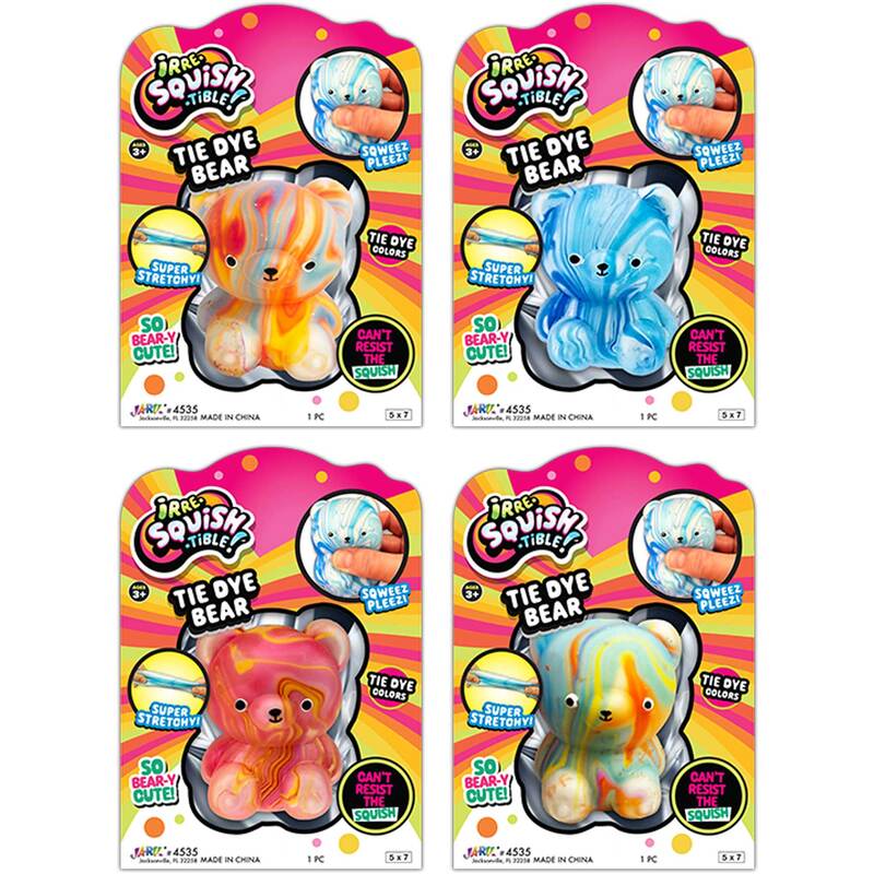 Irre-Squish-Tible Tie Dye Bear