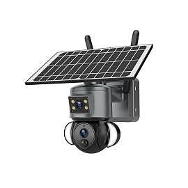 Camera de Securite Solaire Intelligente 12 MP Wifi 4G Triple Lens 15X PTZ