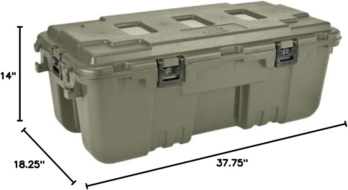PLANO Storage Trunk with Wheels & Lockable Latches