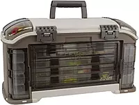 Plano Angled 787 Guide Series Stowaway Tackle System- Includes 7 Stowaways, Fishing Tackle Storage, Premium Tackle Storage