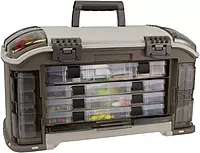 Plano Angled 787 Guide Series Stowaway Tackle System- Includes 7 Stowaways, Fishing Tackle Storage, Premium Tackle Storage