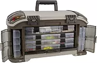 Plano Angled 787 Guide Series Stowaway Tackle System- Includes 7 Stowaways, Fishing Tackle Storage, Premium Tackle Storage