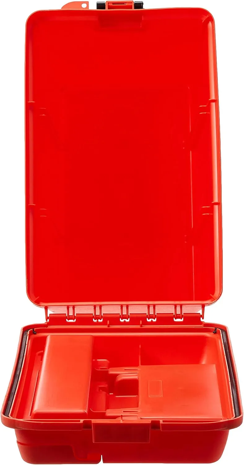 Plano Extra Large Dry Storage Box with Tray Orange