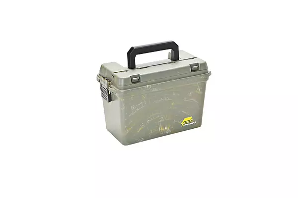 Plano Field Ammo Box, Camo, Lockable Ammunition Storage Box with Heavy-Duty Carry Handle