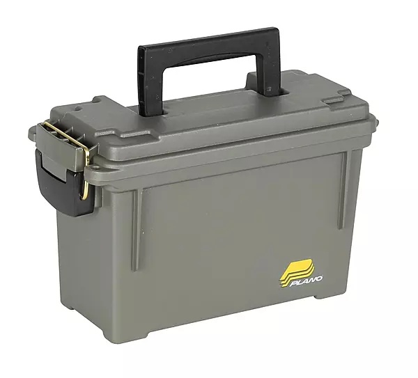 PLANO Field Ammo Box, OD Green Lockable Ammunition Storage Box