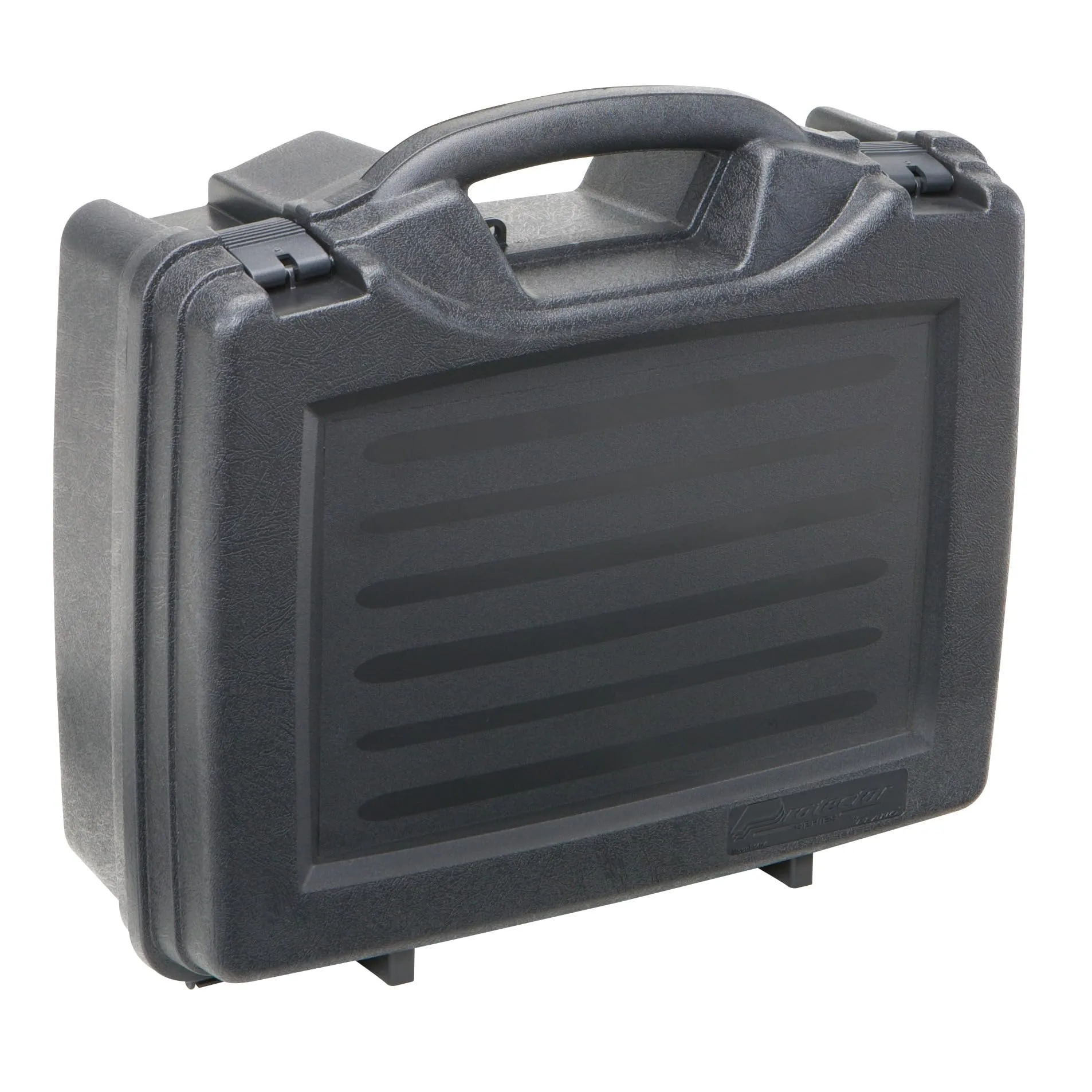 Plano Protector Series Four Pistol Case, Large, Black, Hunting Gun Case with Padlock Tabs and Foam Padding