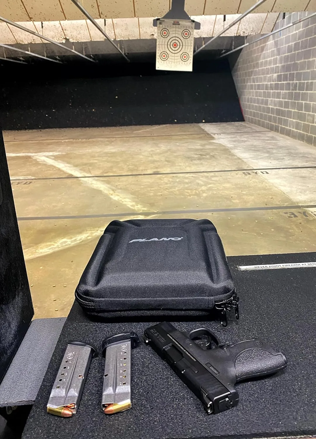 Plano Stealth Pistol Case, Lightweight Gun Carrying Case for Pistols, Lockable Dual Zipper Pulls with EVA Construction