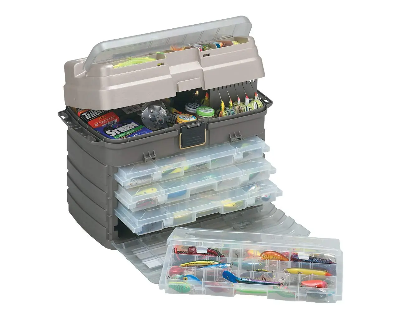 Plano StowAway Tackle System, Original Stowaway Rack System 3700 - Graphite/Sandstone