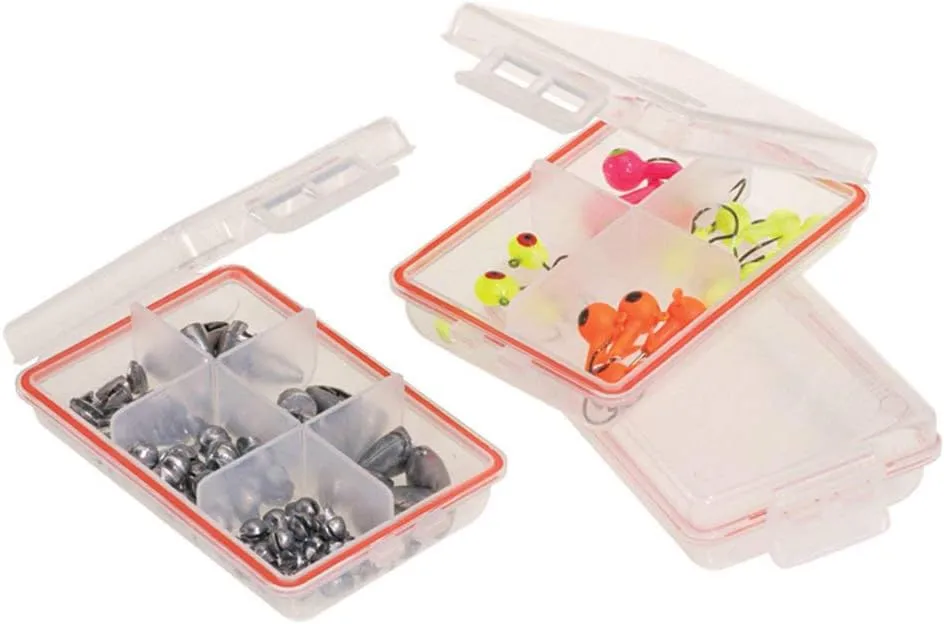 Plano Waterproof Terminal 3-Pack Tackle Boxes - Clear
