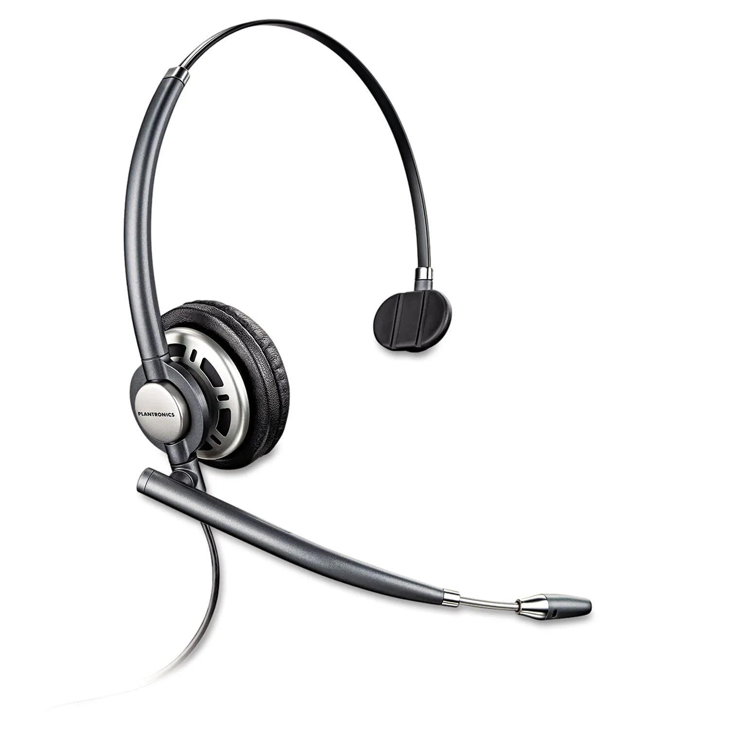 Plantronics 78712-101 EncorePRO 710 Wired Quick Disconnect Headset, Black - Not USB Compatible Standard Packaging