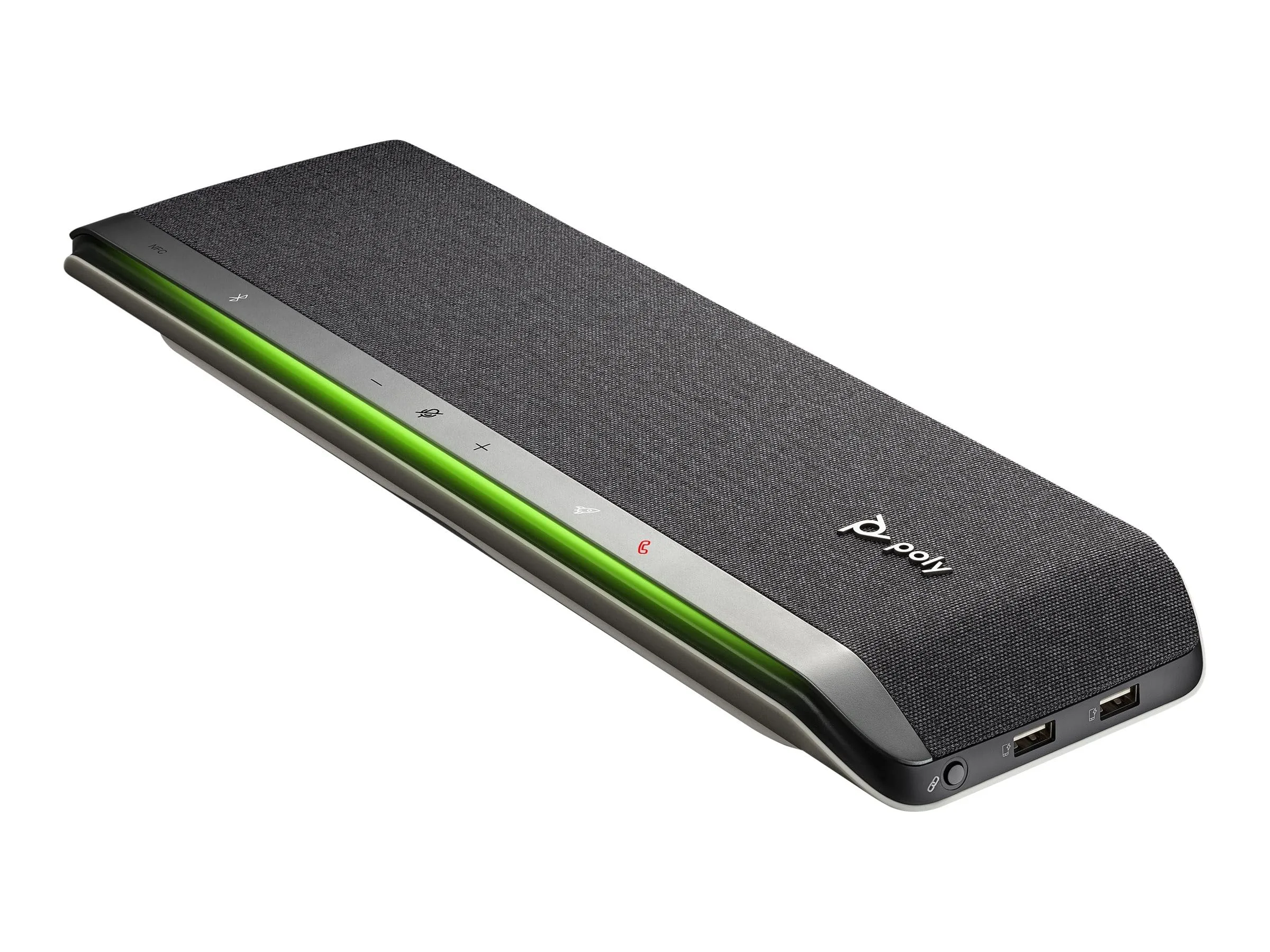 Plantronics Poly - Sync 60 Smart Speakerphone for Conference Rooms Connect to PC/Mac via Combined USB-A/USB-C Cable, Smartphones via Bluetooth - Works with Teams, Zoom (Certified) & More