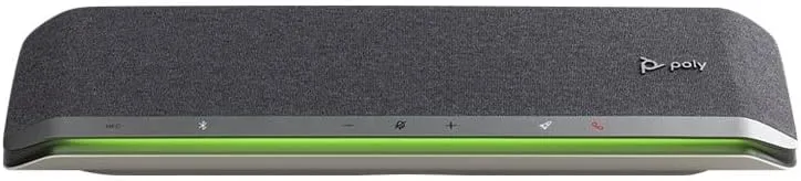 Plantronics Poly - Sync 60 Smart Speakerphone for Conference Rooms Connect to PC/Mac via Combined USB-A/USB-C Cable, Smartphones via Bluetooth - Works with Teams, Zoom (Certified) & More