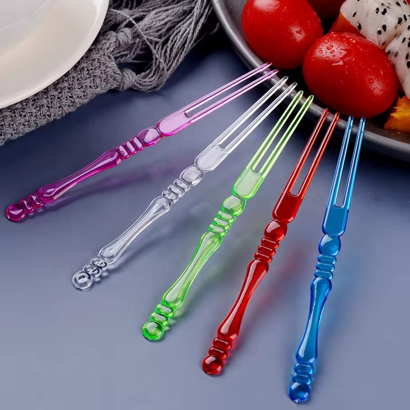 Plastic Fruit Fork - 1pack(50pcs)