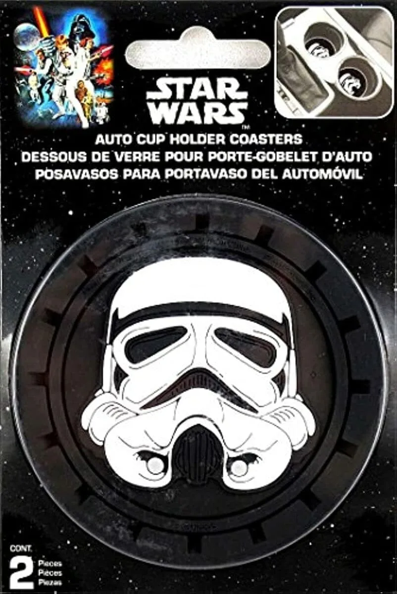 Plasticolor Star Wars Stormtrooper Auto Coaster 2-Pack (000665R01)