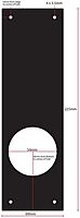 LOCKTON S/Steel SCAR PLATE (RECTANGLE 225 x 69mm) LOCKTON S/Steel SCAR PLATE (RECTANGLE 225 x 69mm)